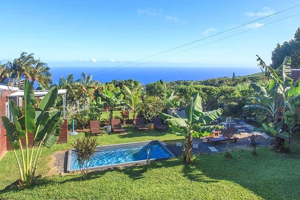 L'Escapade Creole Jacuzzi Privatif Bungalow Bananier Saint-Joseph Luaran gambar