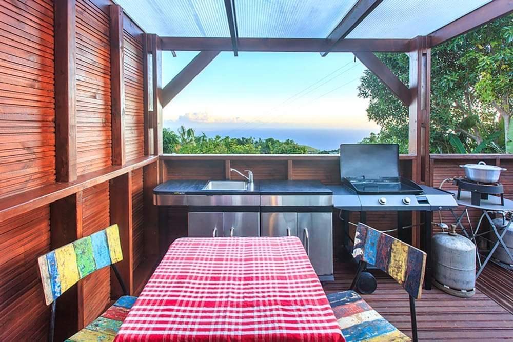 L'Escapade Creole Jacuzzi Privatif Bungalow Bananier Saint-Joseph Luaran gambar